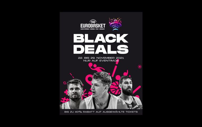 EuroBasket 2022: „Black Deals“ bei EVENTIM