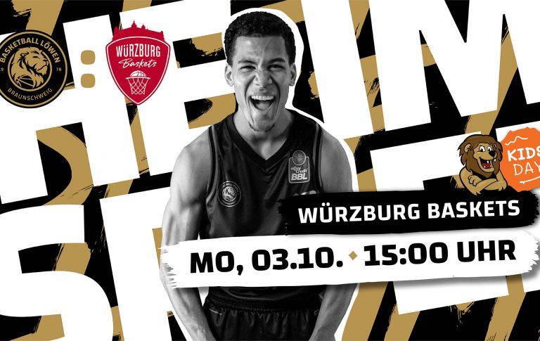 Saisonauftakt am Montag: Löwen starten gegen Würzburg in Saison