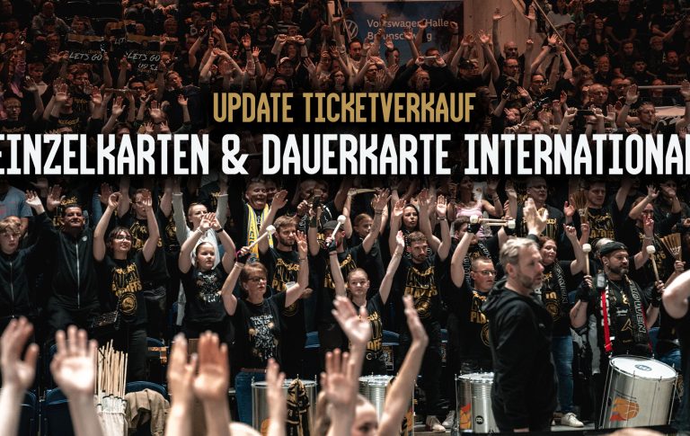Ticket-Update für internationalen Wettbewerb und easyCredit BBL-Spiele
