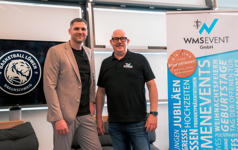 Ein starkes Team für unvergessliche Erlebnisse: WMS-Event ist Top Partner der Basketball Löwen Braunschweig