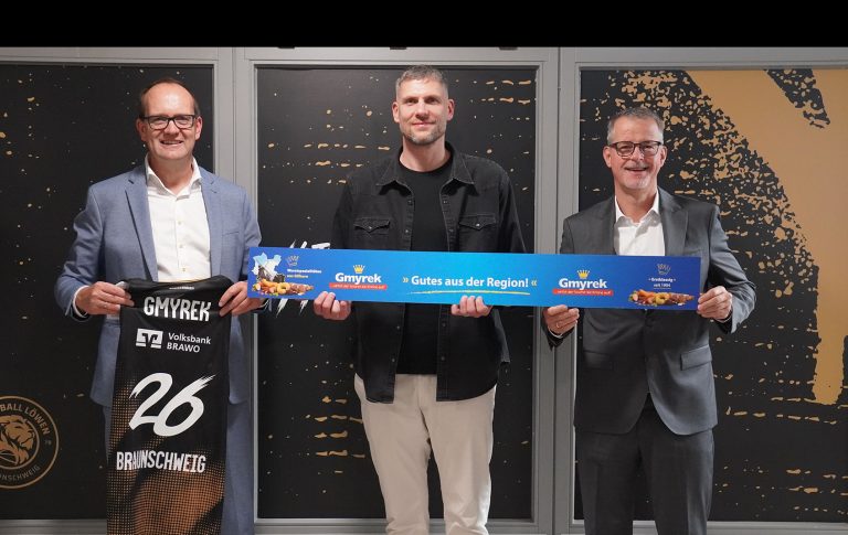 Basketball Löwen verlängern Partnerschaft mit Fleischerei Gmyrek